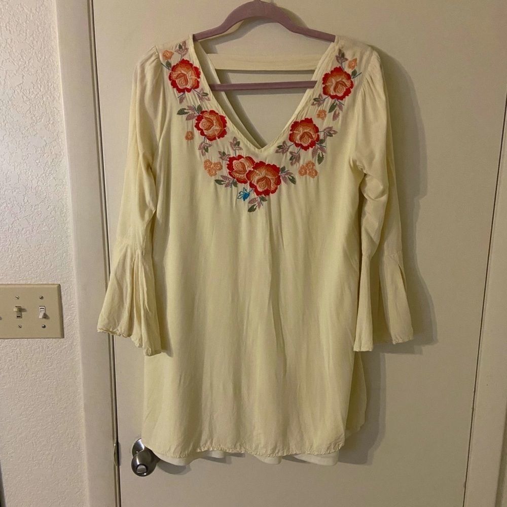 Altar’d state floral embroidered dress size small